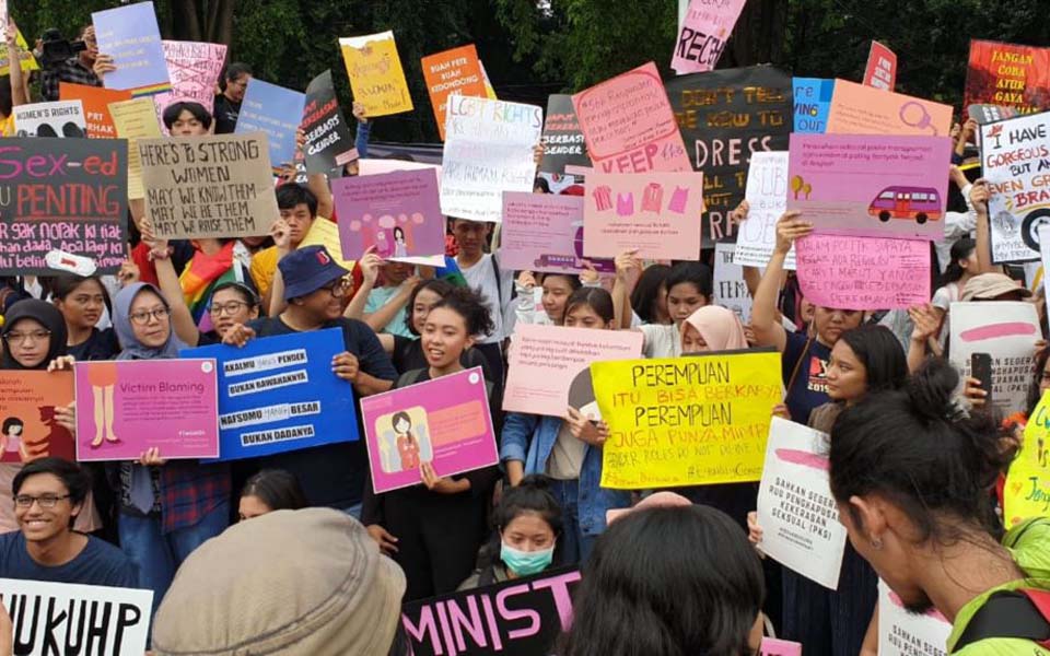 2019 Women’s March in Jakarta – April 27, 2019 (VOA)