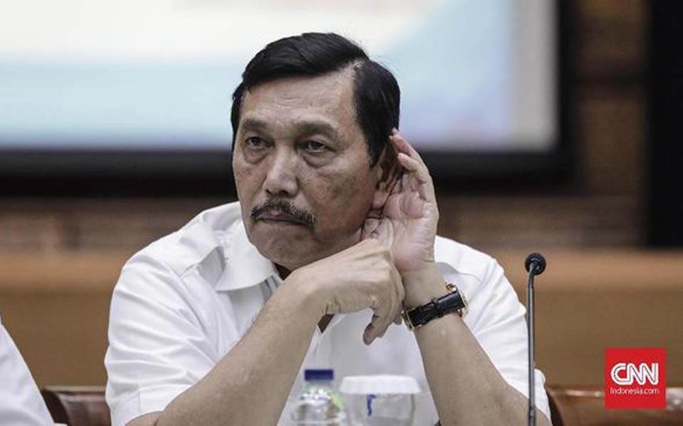 Coordination Maritime Affairs Minister Luhut Binsar Pandjaitan (CNN)