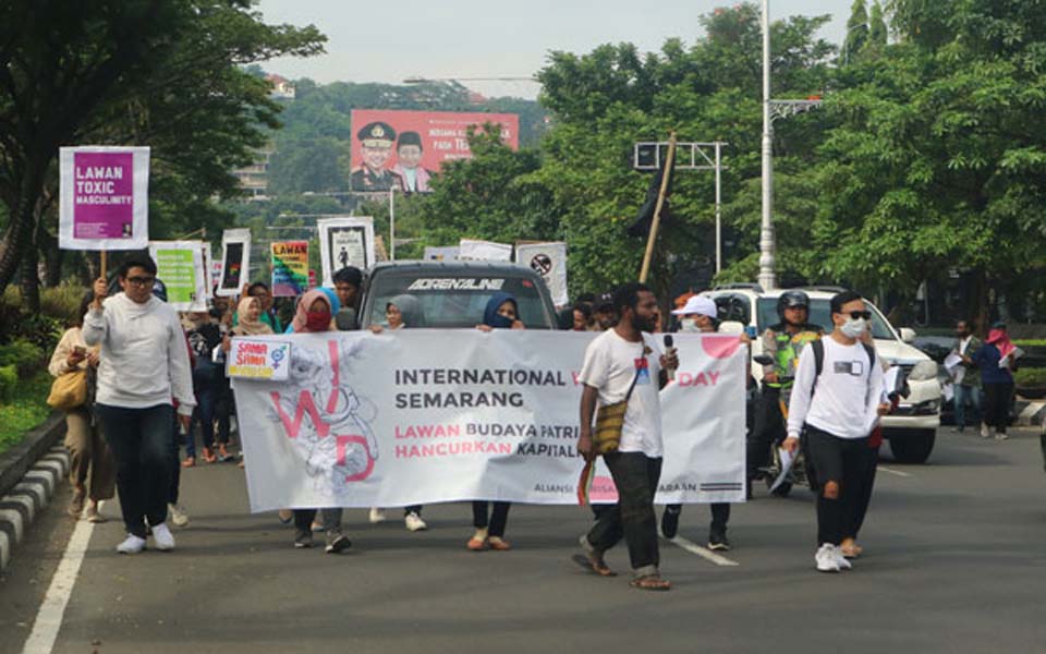 Equality Alliance Front IWD rally in Semarang – March 8, 2019 (Semarang Post)