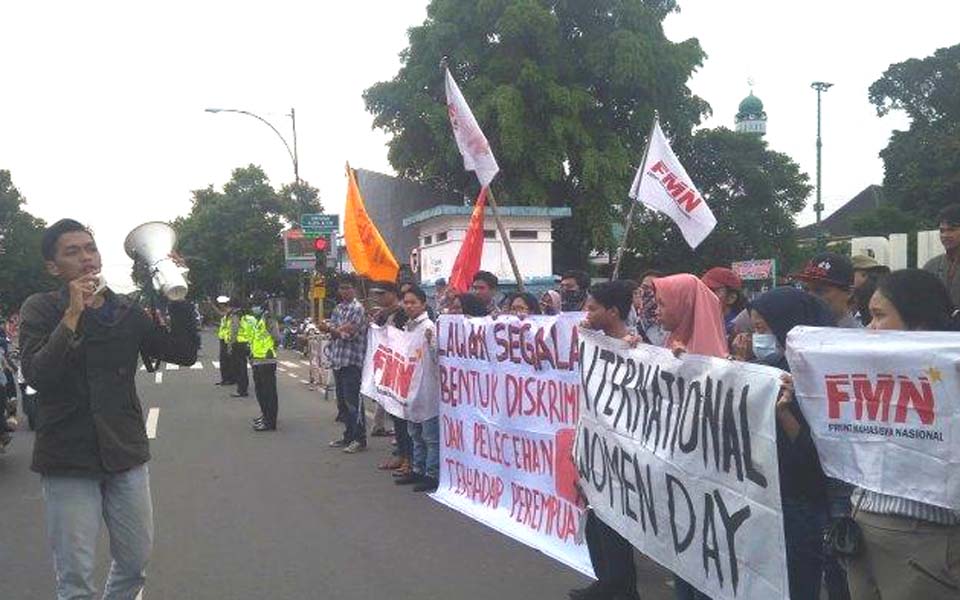 FPR Banyumas rally commemorating IWD – March 8, 2019 (Tribune)