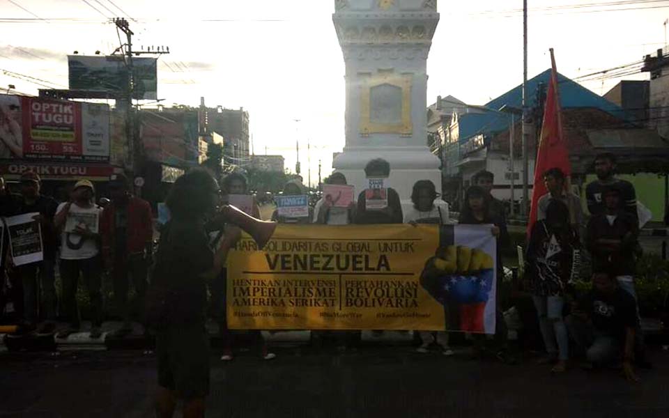 Global Solidarity Day for Venezuela in Yogyakarta – March 18, 2019 (Arah Juang)