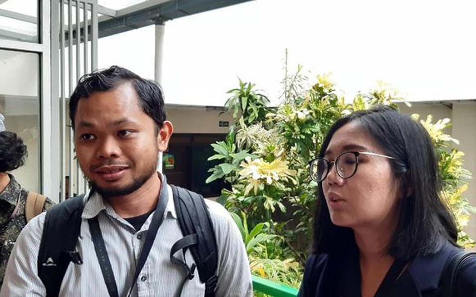 Papua Advocacy Team members Tigor Hutapea (left) and Oky Wiratama (right) – December 2, 2019 (CNN)