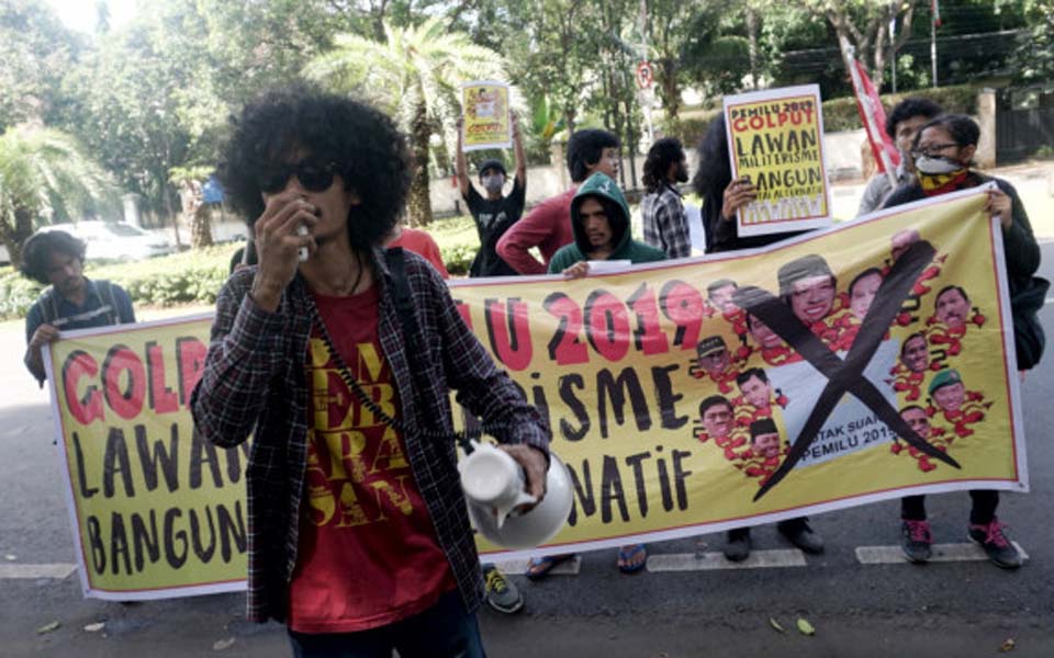 Papuan students in Jakarta call for golput – February 17, 2019 (Kumparan)