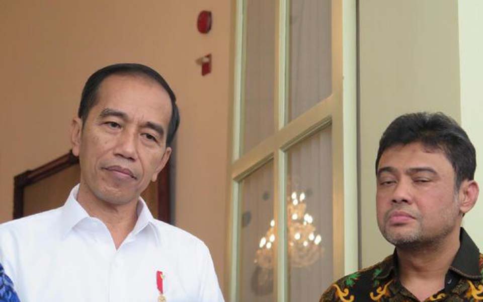 Widodo and KSPI President Said Iqbal at State Palace – September 30, 2019 (CNN)