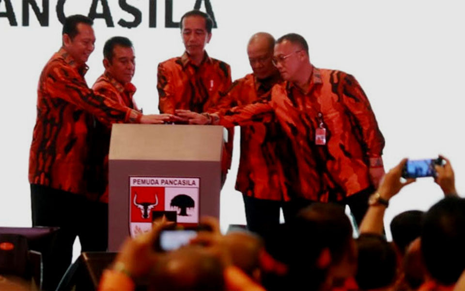Widodo takes part in opening of Pancasila Youth 10th Convention – October 26, 2019 (ist)