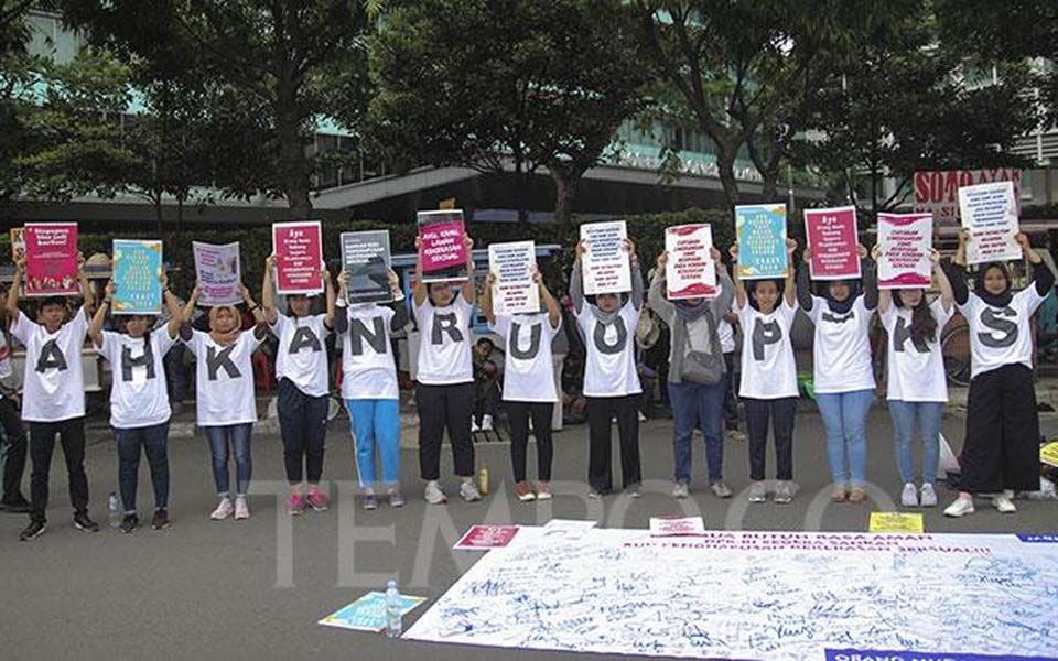 Youth Equality Network Alliance action in Jakarta – February 10, 2019 (Tempo)